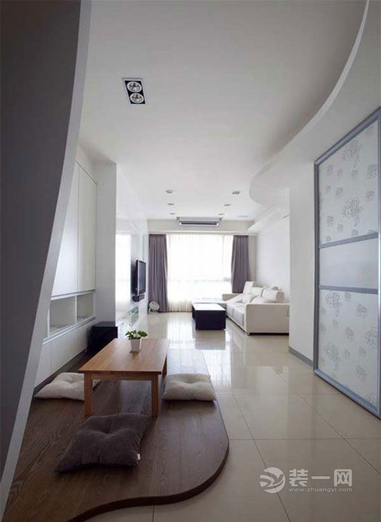 纯白设计 流畅线条刻画六安家装浪漫空间设计